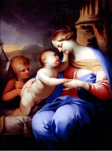 Lubin Baugin La Vierge, l'Enfant Jesus et saint Jean-Baptiste oil painting picture